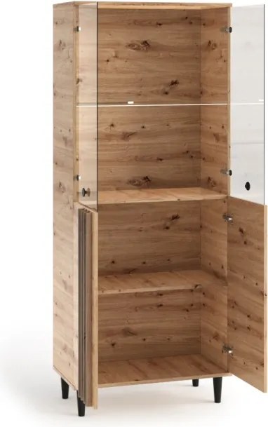 Vitrina inalta, 80x40x196 cm, LIVIA 06, ADRK Furniture
