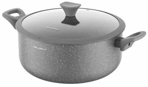 Florina Oală din aluminiu cu capac de MateuszGessler, 28 cm, 6,9 l, diam. 28 cm