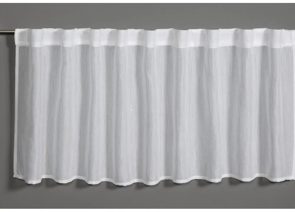 Perdea albă 45x140 cm Jacquard-Voile - Gardinia