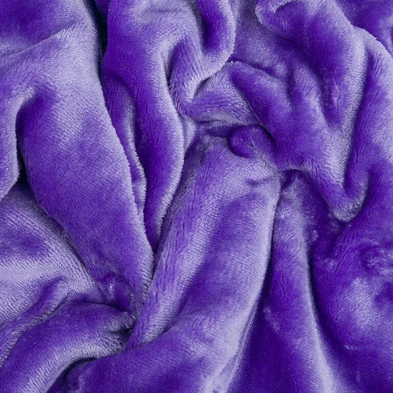Pătură mătăsoasă OIŢĂ, violet, 150 x 200 cm