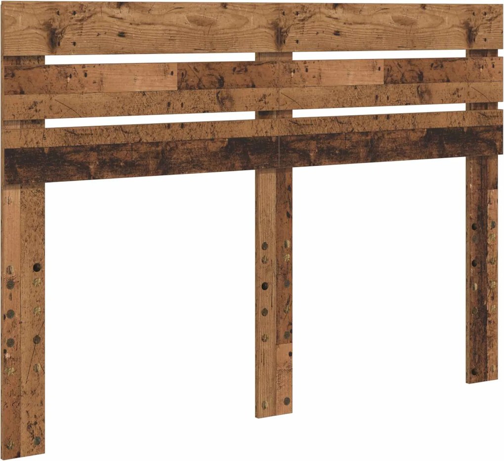 vidaXL Tăblie cap Lemn Vechi 140 cm Lemn compozit