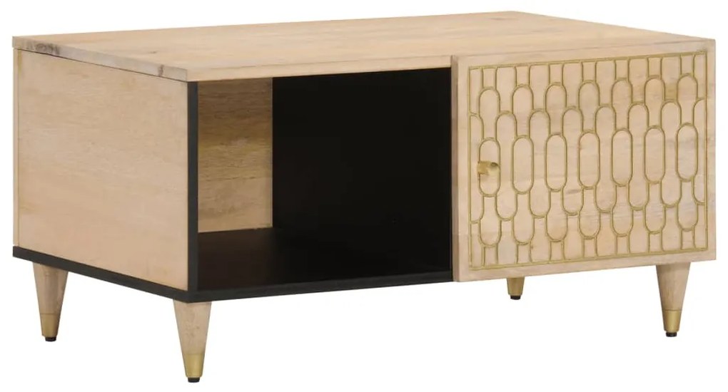 vidaXL Măsuță de cafea, 80x50x40 cm, lemn masiv de mango