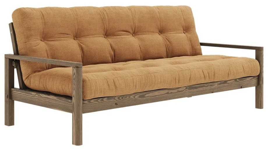 Canapea galben-muștar extensibilă 205 cm Knob – Karup Design