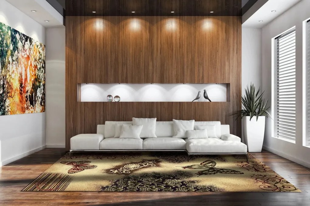 Covor Modern Lotos Fluturi 1607