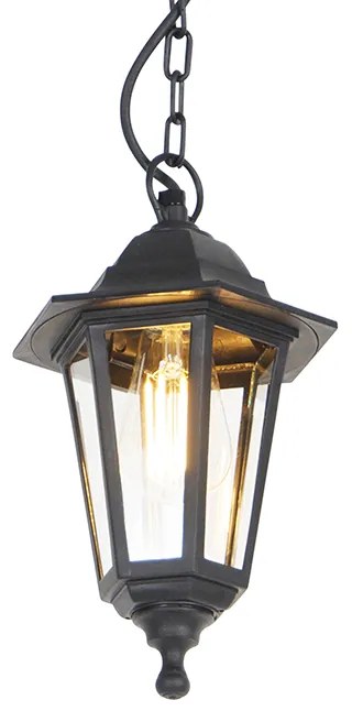 Lampă suspendată pentru exterior neagră - New Haven
