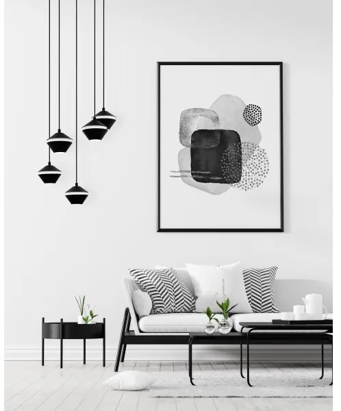 Eglo 98683 - Lustră LED pe cablu PERPIGO 5xGU10/5W/230V