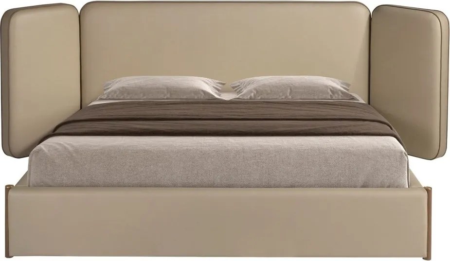 Pat dublu tapitat design LUX Mink 180x200cm