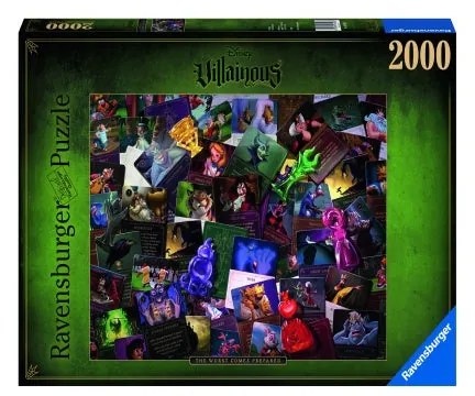 PUZZLE VILLAINOUS PERSONAJE, 2000 PIESE - RAVENSBURGER (RVSPA16506)