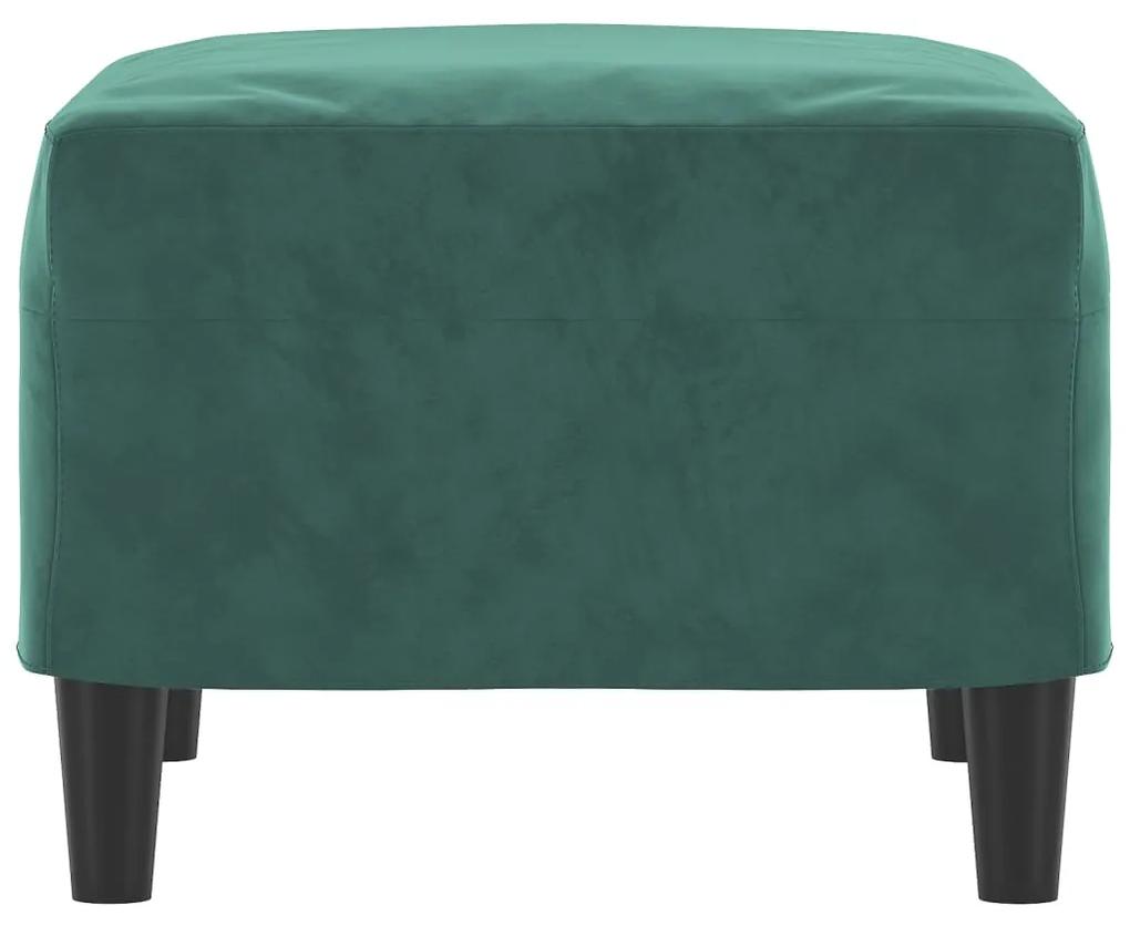 Taburet, verde inchis, 60x50x41 cm, catifea Verde inchis, 60 x 50 x 41 cm