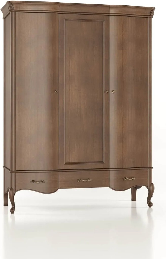 Dulap lemn masiv Celisea 3 Uși, 160 × 63 × 220 cm