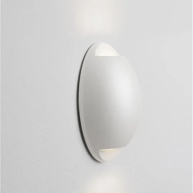 Aplica exterior cu iluminat sus si jos LED IP65 PASSO alb