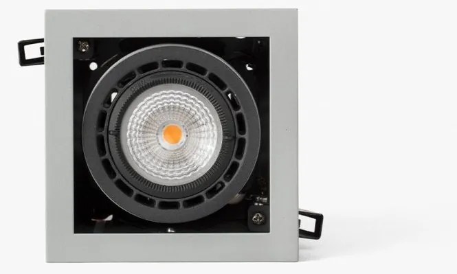 Spot LED incastrabil NANO COLIN-1 Grey recessed with frame 7-13W 3000K 56°