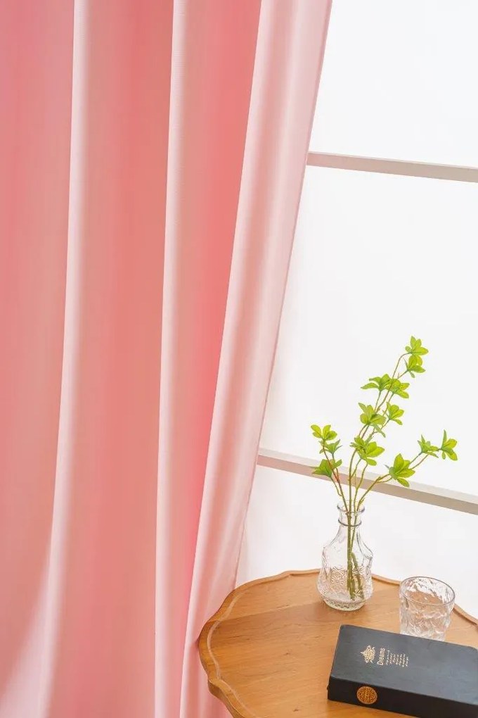 Draperie roz cu rejansa OXFORD 140x250 cm