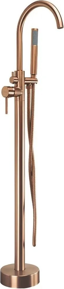 Baterie de podea Rea Lungo brush copper