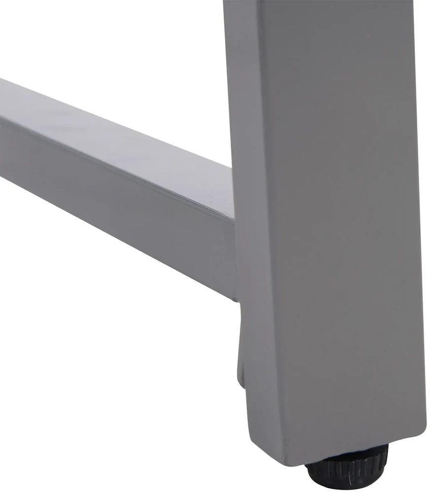Outsunny Masă de Cafea pentru Terasă și Grădină cu Cadru din Aluminiu și Ratan PE, Suprafață Acoperită cu Sticlă, 50x50x50cm, Gri | Aosom Romania