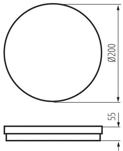 Plafonieră LED de exterior Kanlux 38381 BENO ECO LED/12W/230V 3000/4000/6500K IP65
