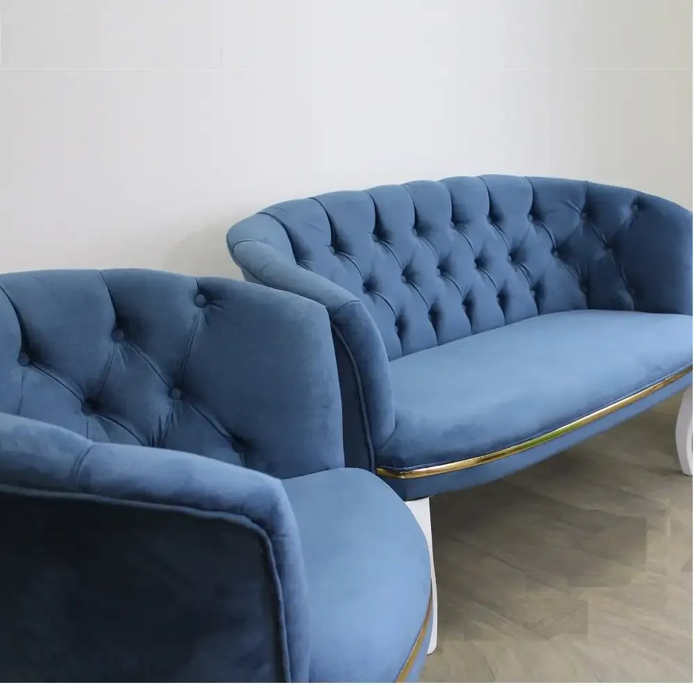 Canapea Milano culoare albastru 2 locuri