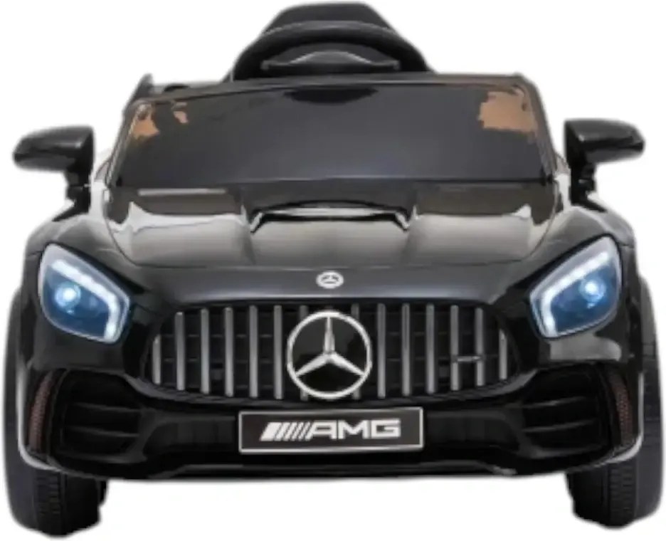 Masinuta Electrica cu acumulator pentru copii NOVOKIDS™ Mercedes AMG GTR , Roti din Cauciuc EVA, 3-8 ani , usi cu deschidere , Baterie12V, 2 Viteze,