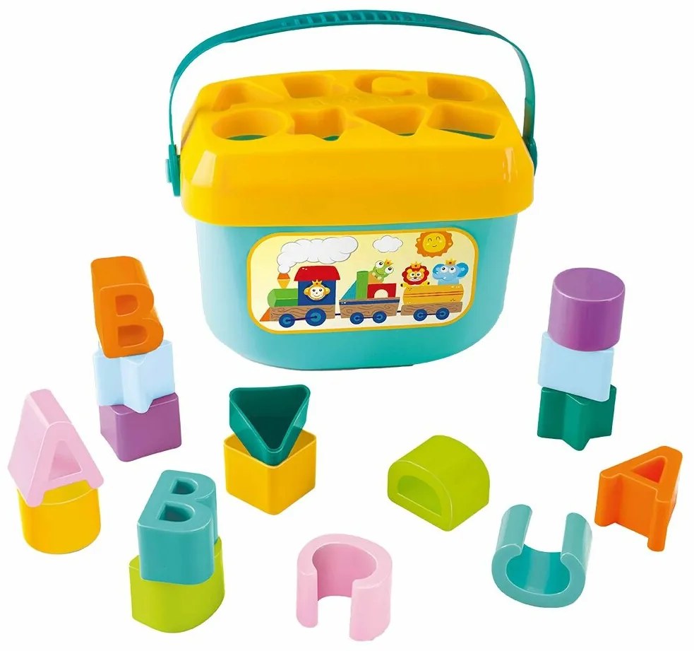 Găleată puzzle Baby Mix, 20 x 14 x 12 cm