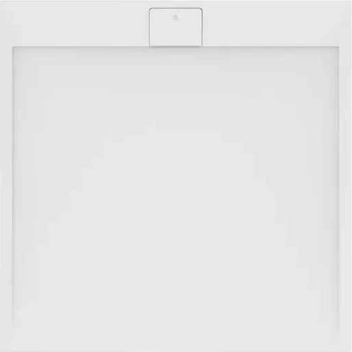 Cadita de dus patrata Ideal Standard i.life Ultra Flat S alb pur 120x120 cm