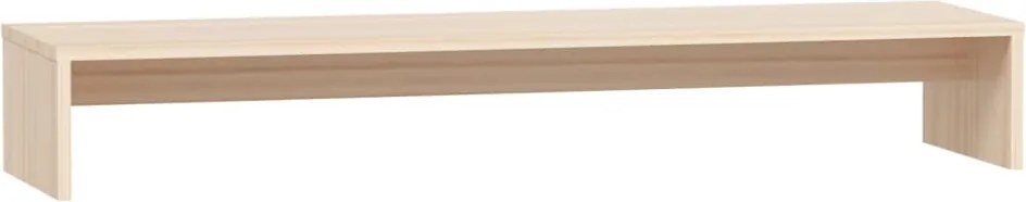 vidaXL Suport pentru monitor, 100x27x15 cm, lemn masiv de pin