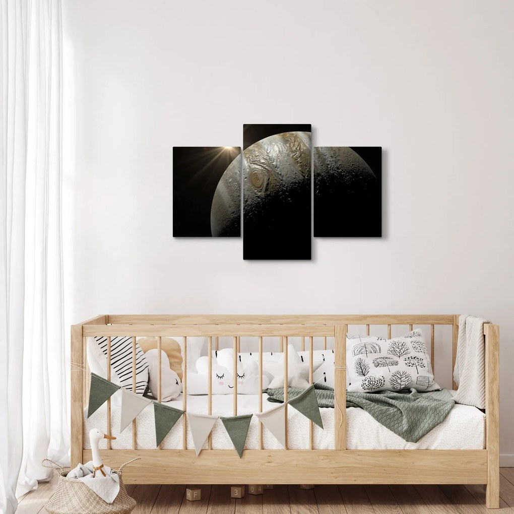 Tablou cu planetă în cosmos (90x60 cm)