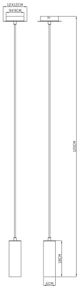 Lustră pe cablu Globo 57911HW ROBBY 1xGU10/35W/230V alb