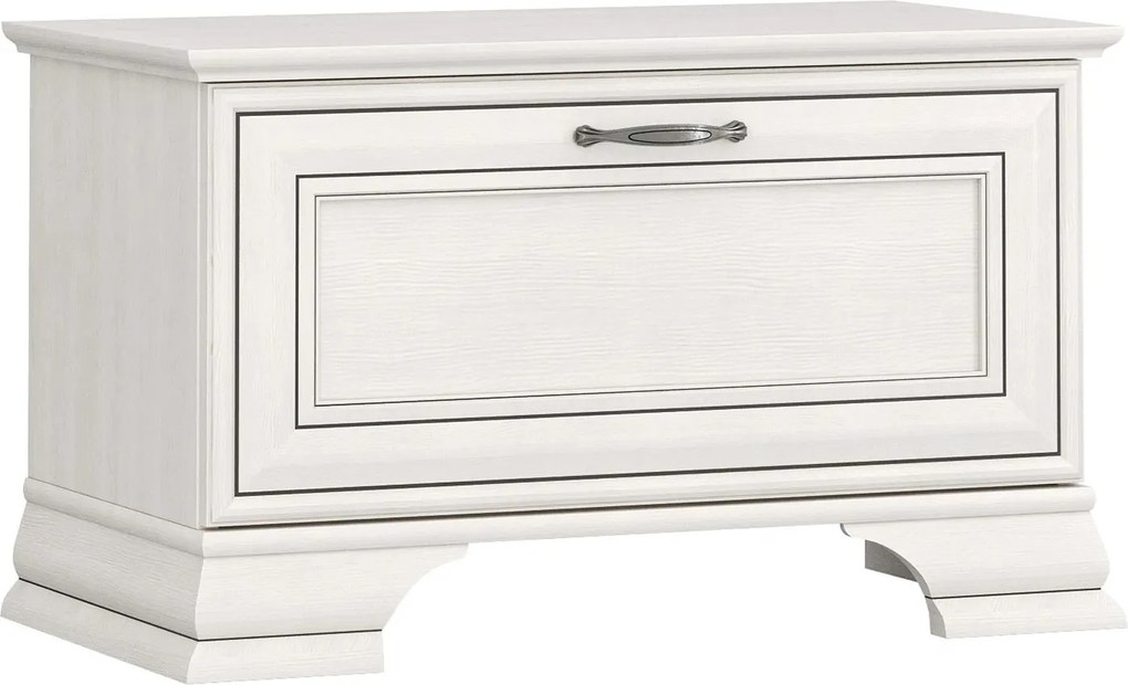 Pantofar TIFFANY II, grej, PAL laminat, 70x37x42 cm