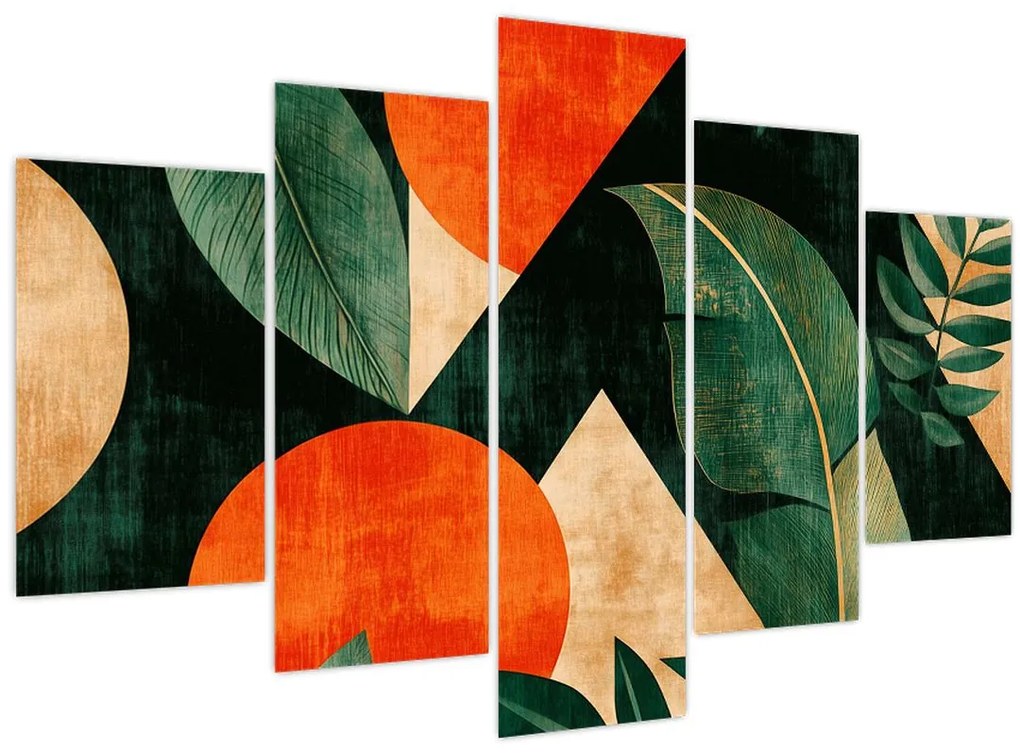 Tablou - Motive naturale geometrice II. (150x105 cm)