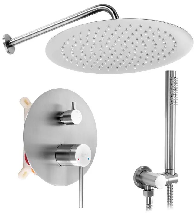 Set de dus incastrat Rea Foss Clif crom periat + BOX