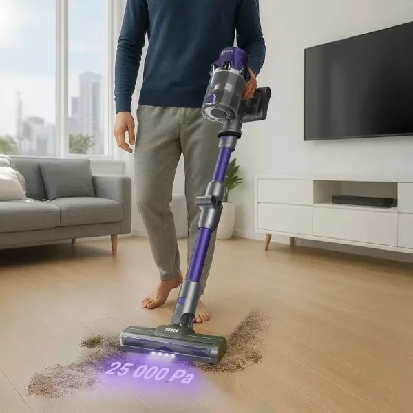 Aspirator vertical flexibil fără fir 2 în 1 TESLA Electronics PureStar 250W/2200mAh