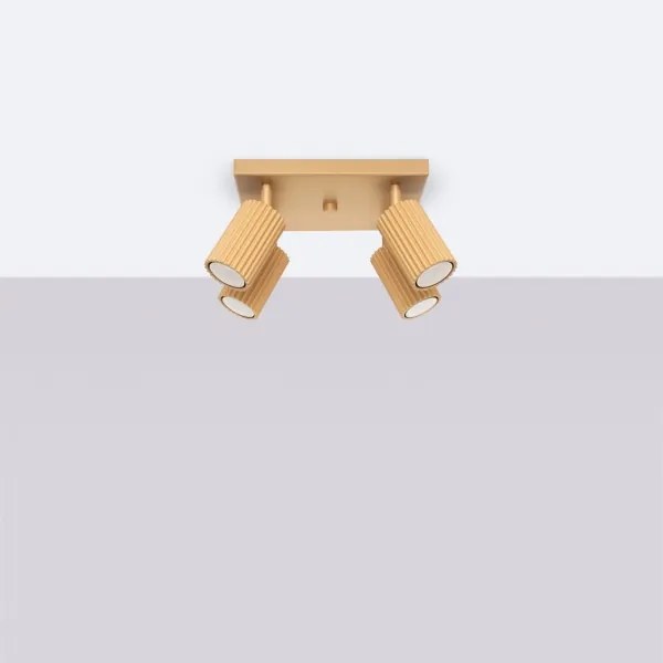 Spot Sollux SL.1564 KARBON 4xGU10/10W/230V auriu