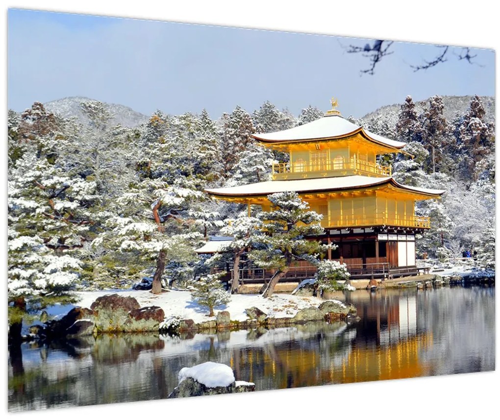 Tablou - Kinkakuji, Japonia (90x60 cm)
