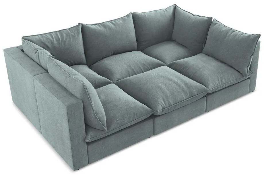 Canapea albastră 255 cm Manao – Makamii