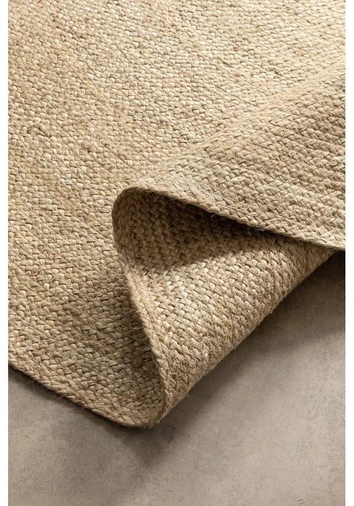 Covor fildeș reversibil rotund din iută ø 200 cm Braided – Hanse Home