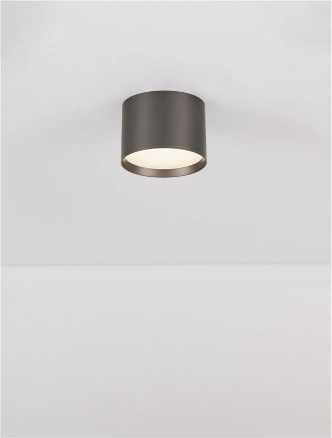 Spot LED aplicat diametru 12cm ZIAZA nickel negru, NVL-9695169