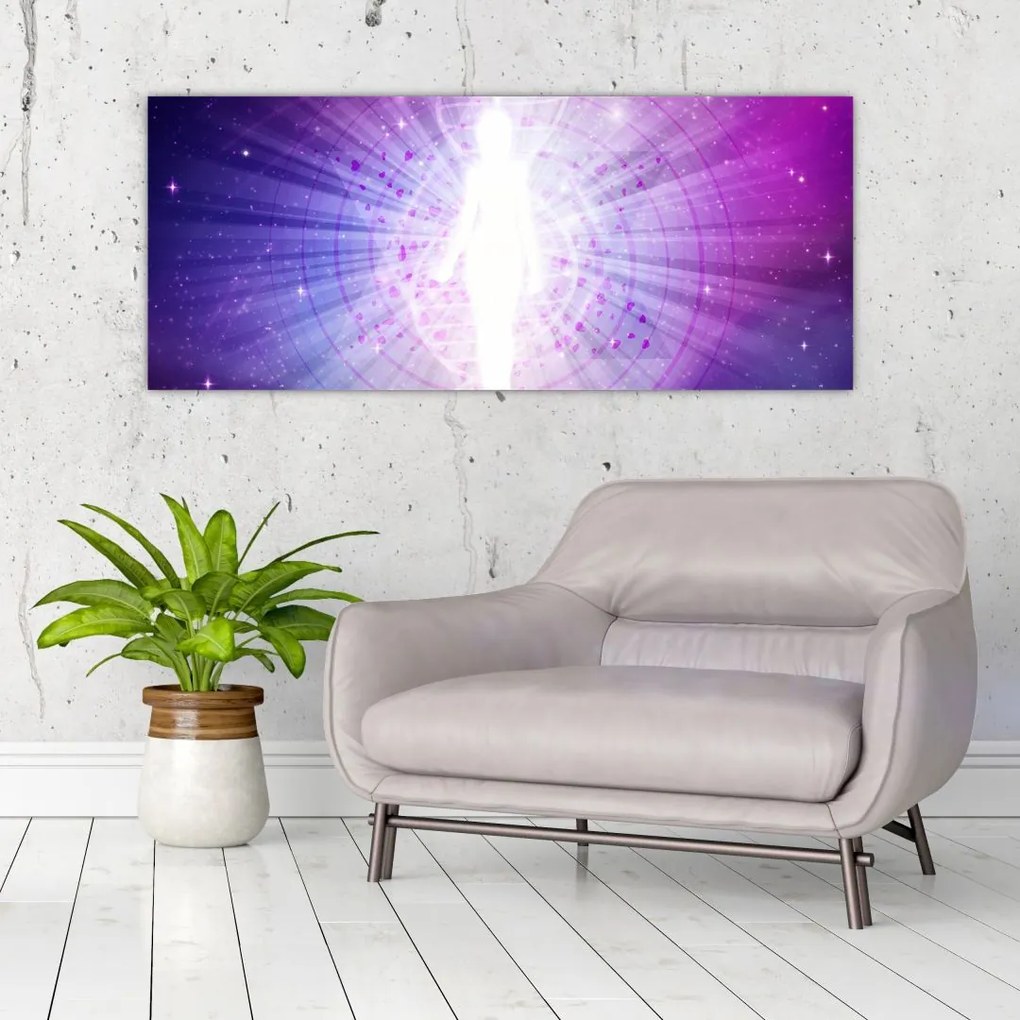 Tablou abstract - Femeie (120x50 cm)