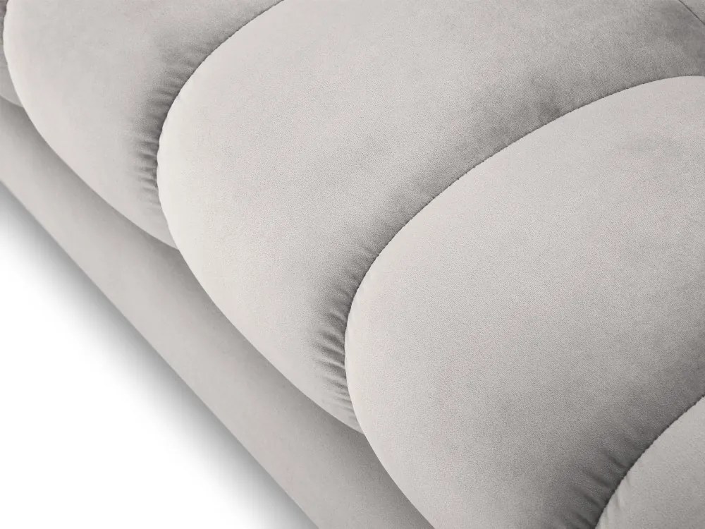 Canapea Bali 4 locuri velvet/picioare gold L217 cm