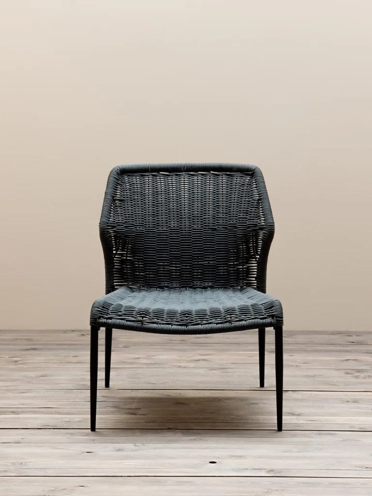 Scaun exterior gri Lounge Triana