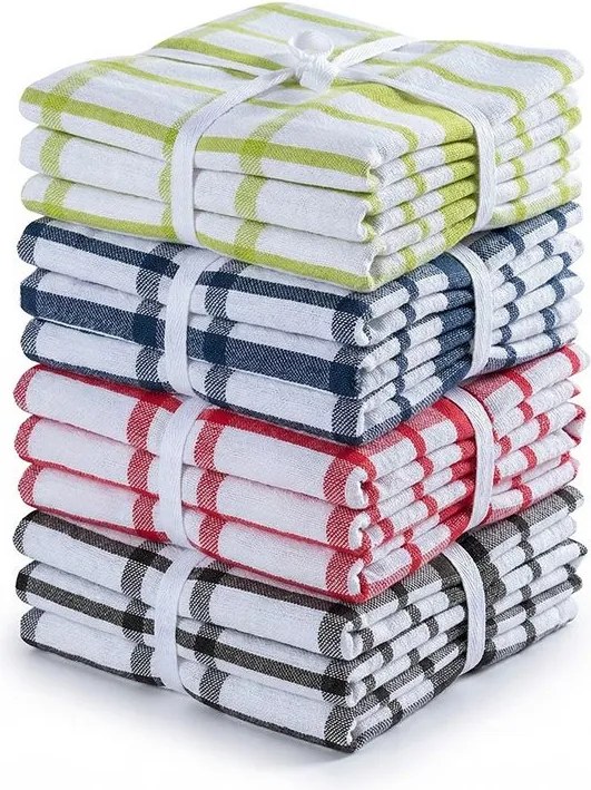 ETEX Prosoape de bucătărie din bumbac egiptean MAIA mix, 50 x 70 cm, 12 buc
