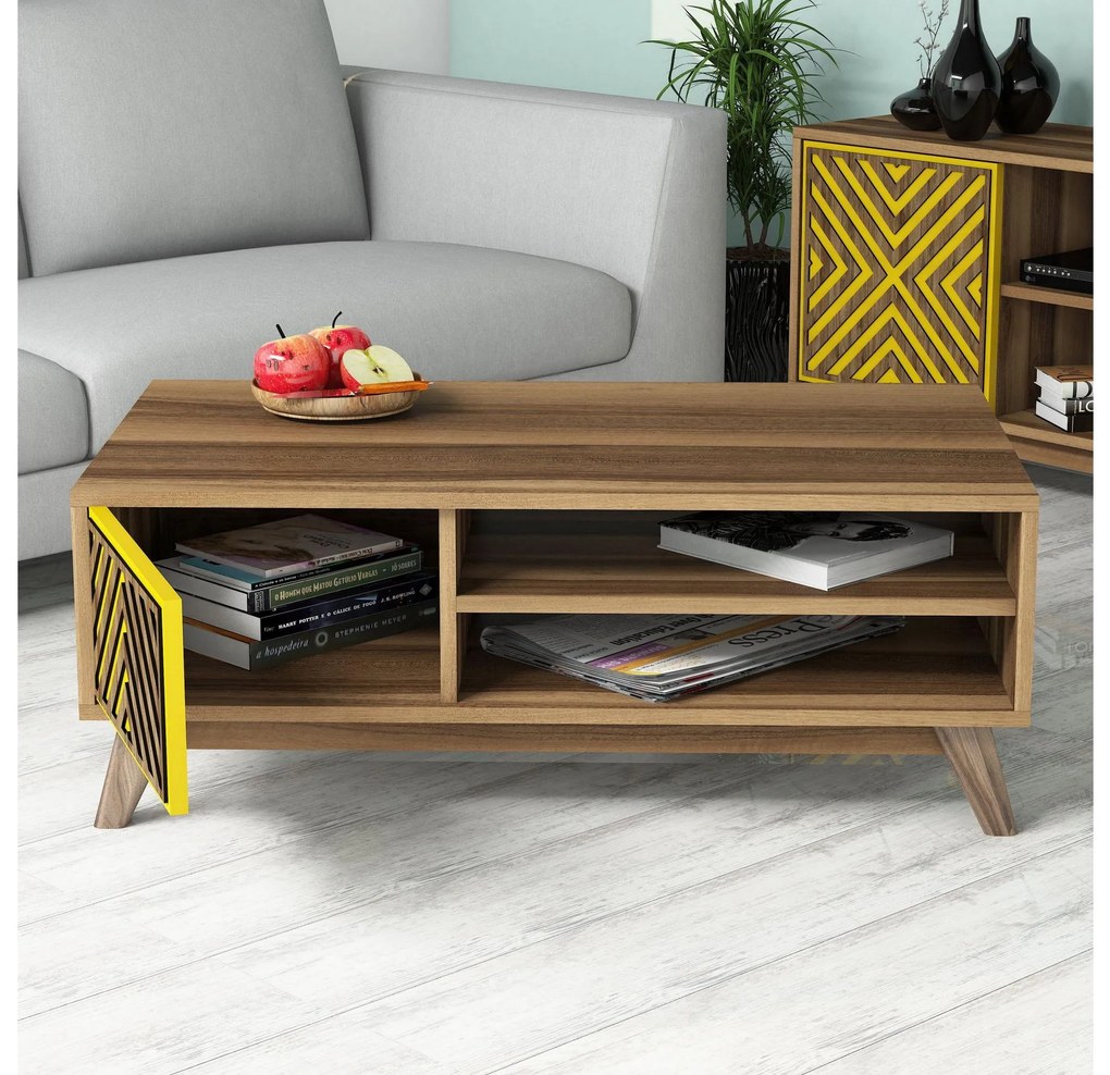 Mobilier living Ivonne (Nuc + Galben). 1089289