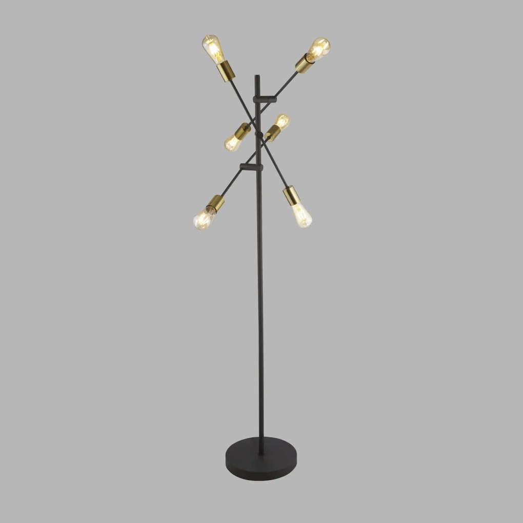 Lampadar modern design minimalist Armstrong EU8076-6BK SRT