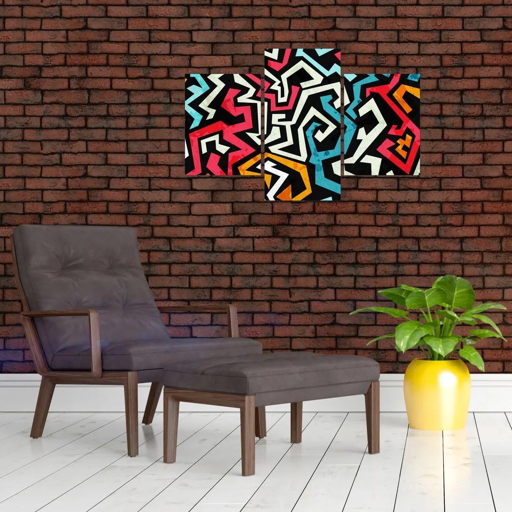 Tablouabstracție grafică (90x60 cm)