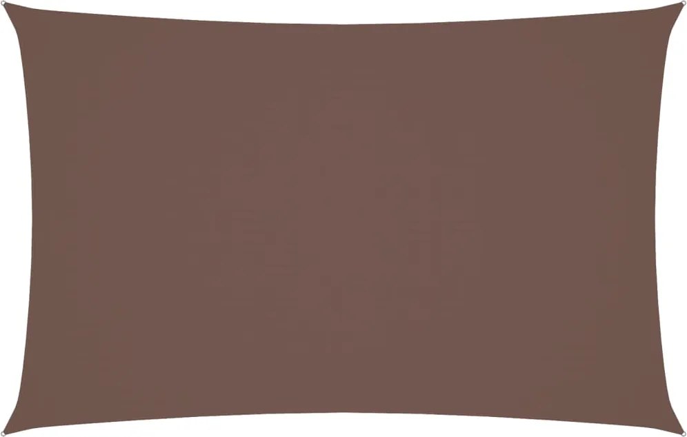 vidaXL Parasolar, maro, 4x7 m, țesătură oxford, dreptunghiular