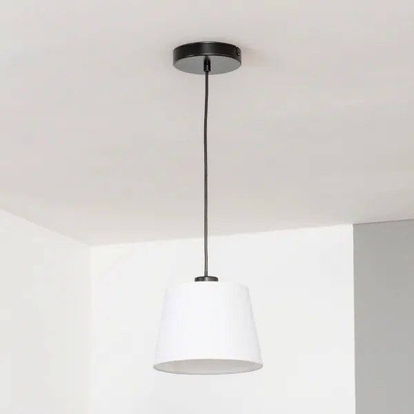 Brilagi - Lampă suspendată LED pe cablu CERIA 1xE27/40W/230V, Ø 20,5 cm, albă
