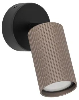 Spot TUNE 1xGU10/10W/230V negru/maro