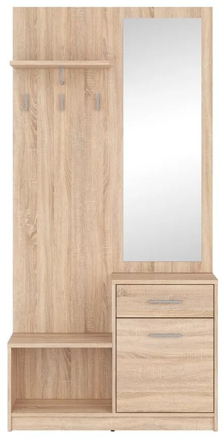 Set mobilier hol Nepo Plus 16 (stejar sonoma) . 1098340