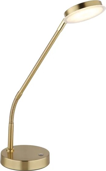 Globo 58504TM - Lampă de masă tactilă LED reglabilă SILVIO LED/6,5W/230V, alamă