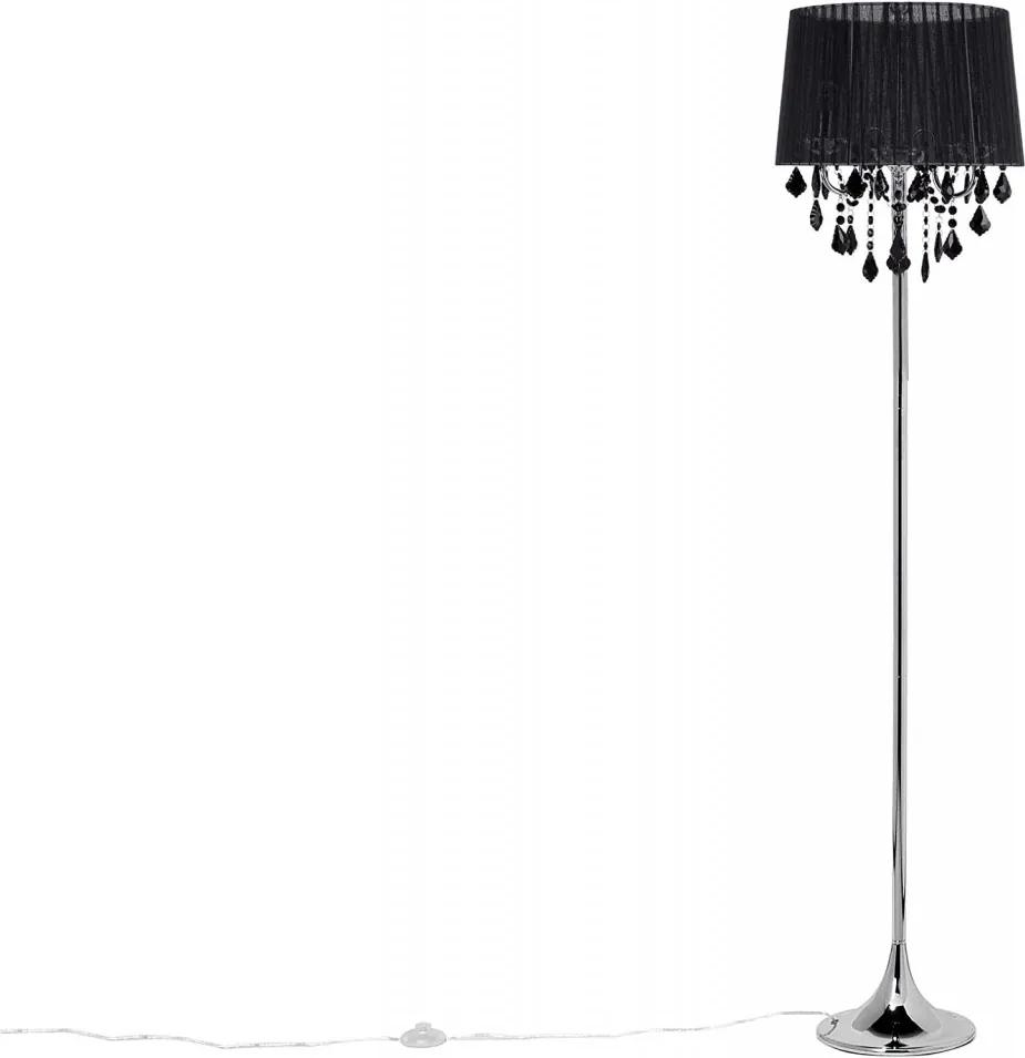 Lampadar EVANS, metal, negru, 165 x 40 x 40 cm