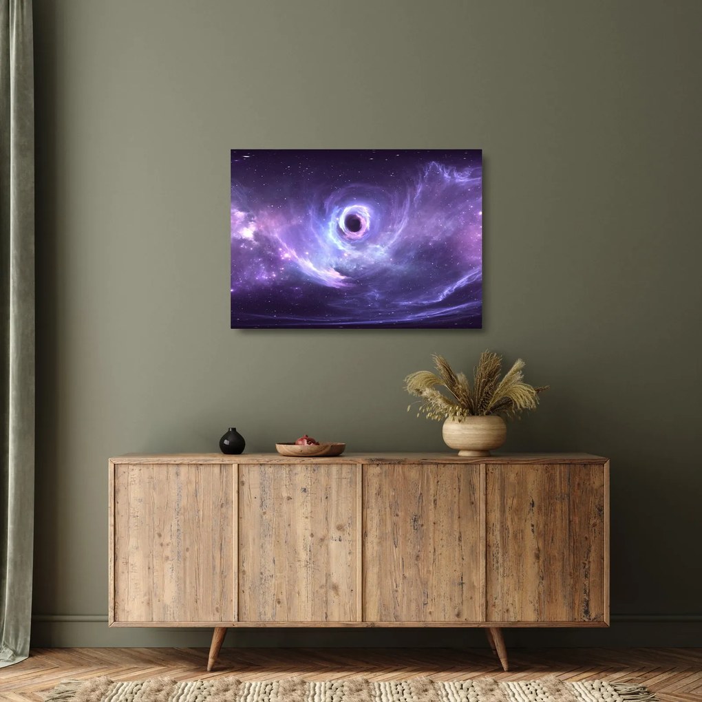 Tablou pe sticlă - Universul (70x50 cm)